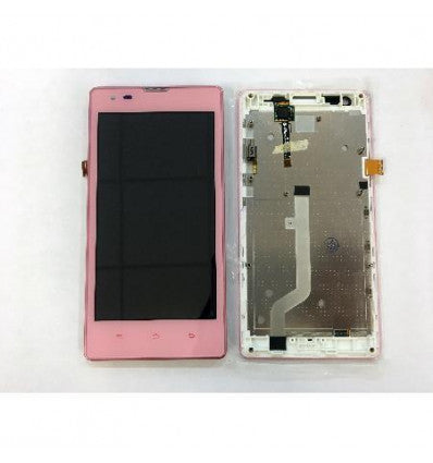 Xiaomi Redmi 1s 3G pantalla lcd + tactil rosa + marco origin