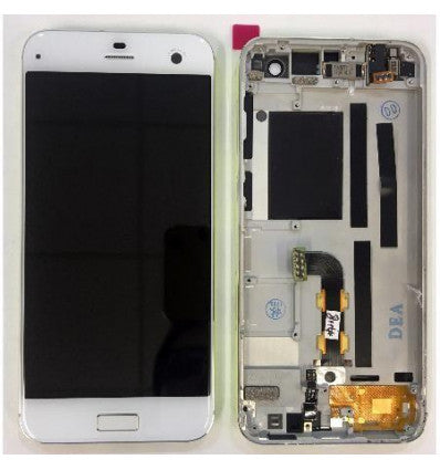 ZTE blade S7 T920 pantalla lcd + tactil blanco + marco amari