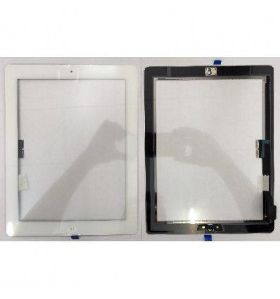 Tactil blanco para IPad 3ª Generación 2012 A1416 Wifi A1430 Wifi,GSM mas boton home mas adhesivo calidad premium