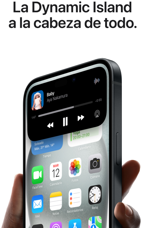 Smartphone Apple iPhone 15 128Gb/ 6.1"/ 5G/ Azul