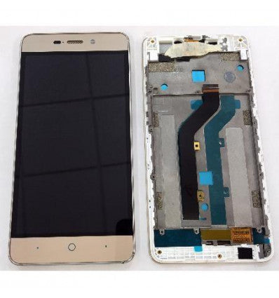 Zte Blade x3 pantalla lcd + tactil dorado + marco premium