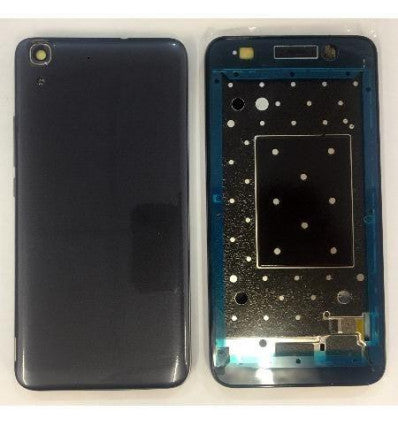 Huawei Y6 Honor 4A carcasa central + tapa azul premium