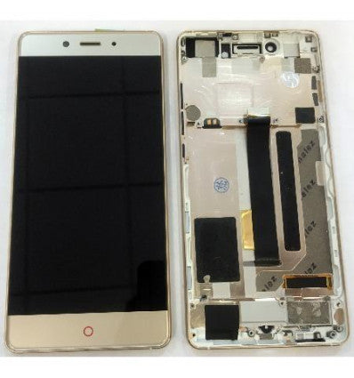 ZTE Nubia Z11 NX531J pantalla lcd + tactil dorado + marco premium remanufacturado