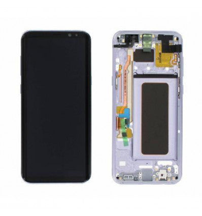 Samsung GH97-20470C G955F Galaxy S8 Plus pantalla lcd + táctil violet grey premium Service Pack