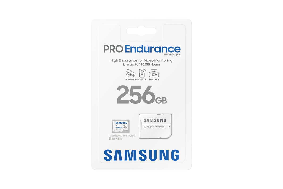 Tarjeta memoria micro sd Samsung 256GB pro endurance clase 10 c - a