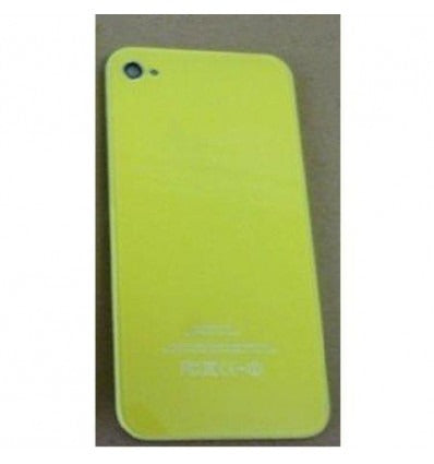 iPhone 4s cristal trasero amarillo