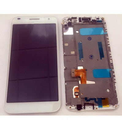 Huawei Ascend G7 c199 G7L01 G7L03 G7-L01 G7-L03 pantalla lcd + tactil blanco + marco premium