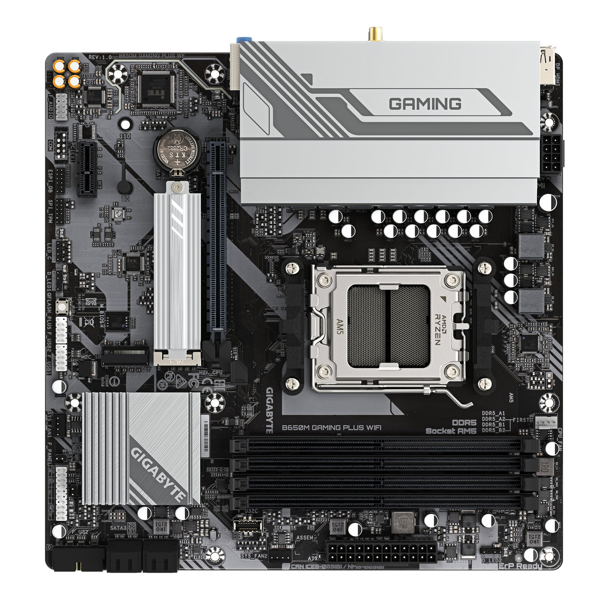 Placa base Gigabyte b650m gaming plus WiFi am5 4xddr5