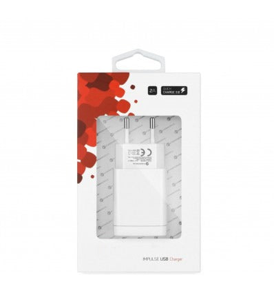 Cargador red Forcell con conector USB 2A con funcion Quick Charge 3.0