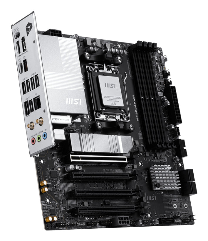 Placa base Msi pro b850m - p WiFi am5 mATX · 4x DDR5