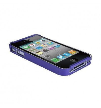 Protector metalico lila para iPhone 4 y 4S 28014J