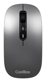Mouse raton Coolbox ia w02 blanco 1600 dpi inalambrico rf+bt