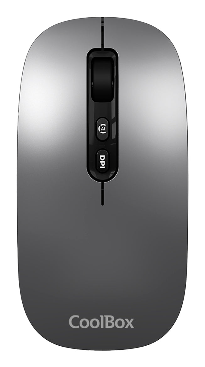 Mouse raton Coolbox ia w02 blanco 1600 dpi inalambrico rf+bt