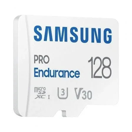 Tarjeta de Memoria Samsung Pro Endurance 128GB microSD XC con Adaptador/ Clase 10/ 100MBs - PixelPlaza