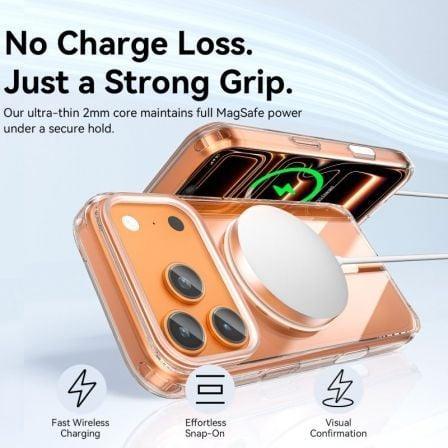 Funda Dura con Magsafe Vention Concise Impact KVBTCB-30/ Compatible con iPhone 17 Pro/ Transparente - PixelPlaza