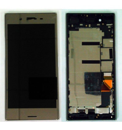 Sony Xperia XZ Premium G8142 pantalla lcd + tactil blanco + marco premium