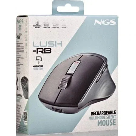 Ratón Inalámbrico NGS Lush-RB/ Hasta 1600 DPI - PixelPlaza