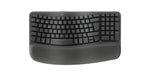 Teclado logitech wave keys bluetooth negro