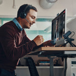 Auriculares Poly voyager focus 2 inalambrico negro
