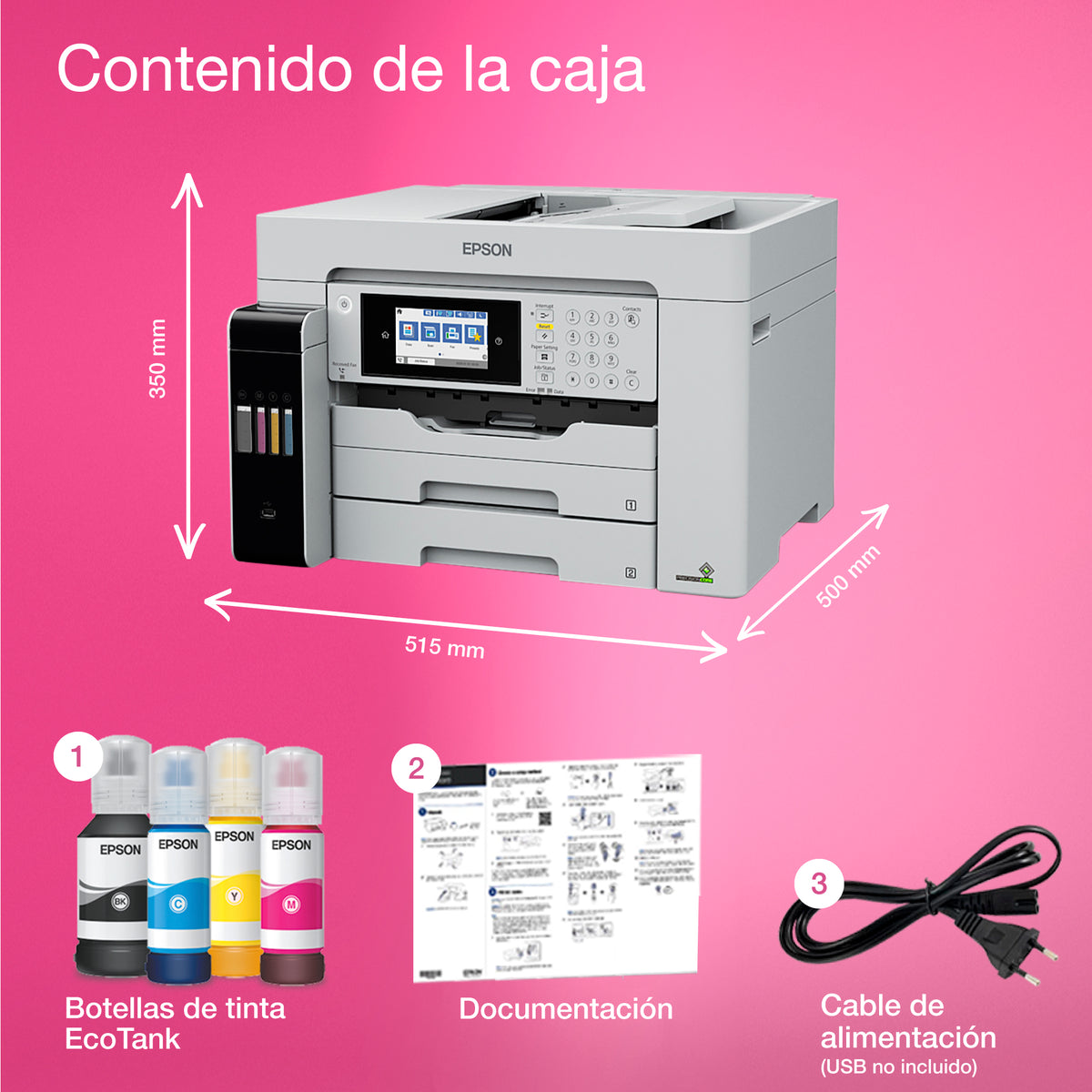 Multifunción inyección Epson ecotank pro et - 16685 color duplex