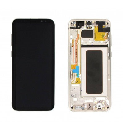 Samsung GH97-20470F Galaxy S8 Plus G955F pantalla lcd + táctil dorado premium Service Pack