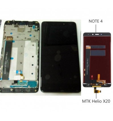 Xiaomi Redmi Note 4 pantalla lcd + tactil negro + marco premium Version 1 Helio
