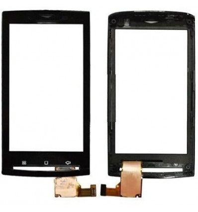 Sony ericsson x10  ventana táctil negra