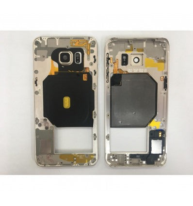 Samsung Galaxy S6 Edge Plus G928F carcasa central o marco dorado premium