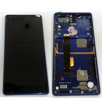 ZTE Nubia Z17S pantalla lcd + tactil negro + marco azul premium