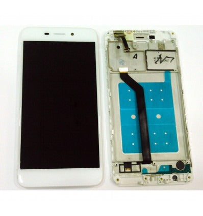 Huawei Honor V9 Play Honor 6c Pro pantalla lcd + tactil blanco + marco premium version 1 de tactil
