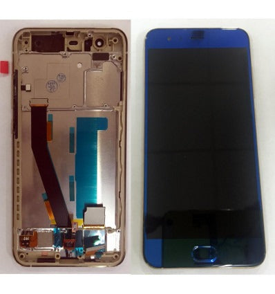 Xiaomi MI 6 pantalla lcd + tactil azul + marco dorado premium