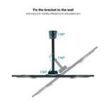 Soporte de Pared Giratorio/ Inclinable/ Nivelable TooQ LP7863TN-B para TV de 37-70"/ hasta 35kg - PixelPlaza