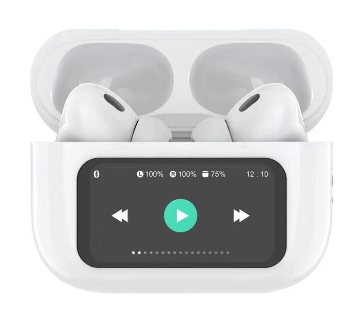Celly Auricular TWS IN-EAR LED Display Blanco