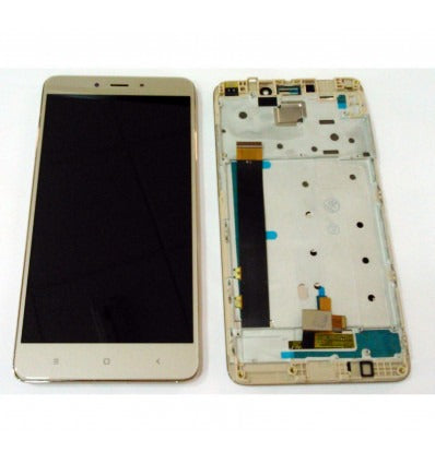 Xiaomi Redmi Note 4 Note 4 Pro pantalla lcd + tactil dorado + marco premium blanco Versión 1 Helio