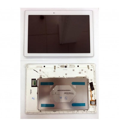 Lenovo tab 2 a10-70f a10-70l pantalla lcd + tactil blanco + marco premium