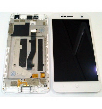 Zte Blade V8 Mini pantalla lcd + tactil blanco + marco premium