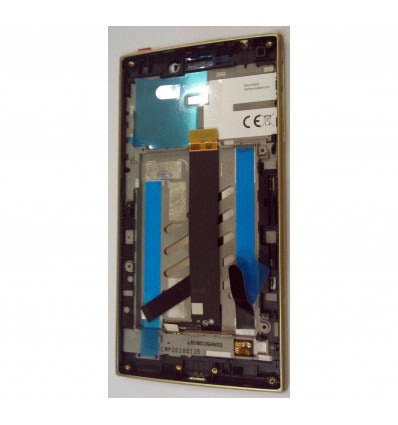 Sony Xperia L2 H3311 pantalla lcd + tactil dorado + marco premium
