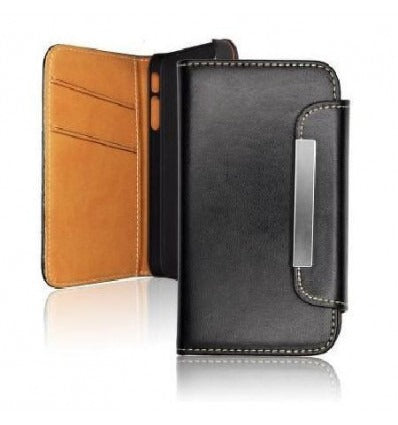 SAF002 Funda cartera piel Samsung I9220 Galaxy Note negro