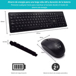 Teclado inalambrico multimedia Ewent ew3256 + raton formato españa