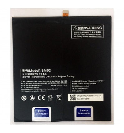 Bateria premium Xiaomi Mi Pad 3 BM62