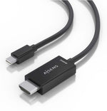 Cable Conversor Aisens A125-0889/ Mini DisplayPort Macho - HDMI 4K Macho/ 3m/ Negro