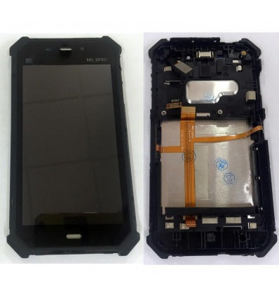 Caterpillar Cat s50 pantalla lcd + tactil negro + marco premium