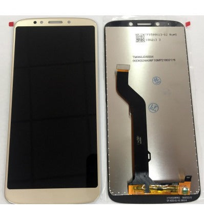 Motorola Moto E5 Plus pantalla lcd + tactil dorado premium