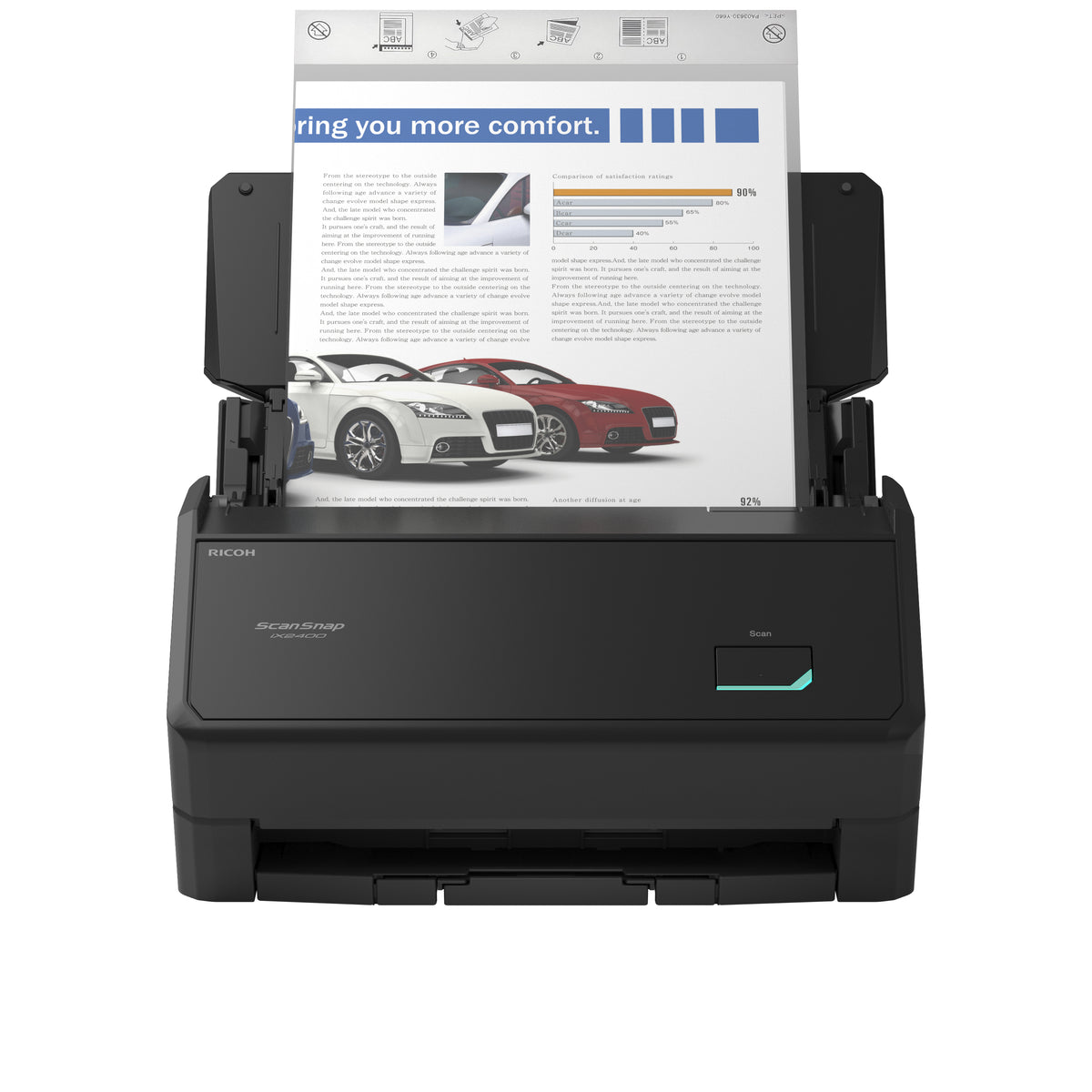 Escaner ricoh - fujitsu scansnap ix2400 a4 negro