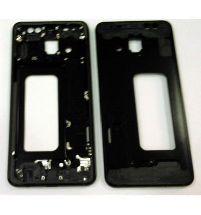 Samsung GH97-21406A A530F GALAXY A8 2018 carcasa central o marco negro premium