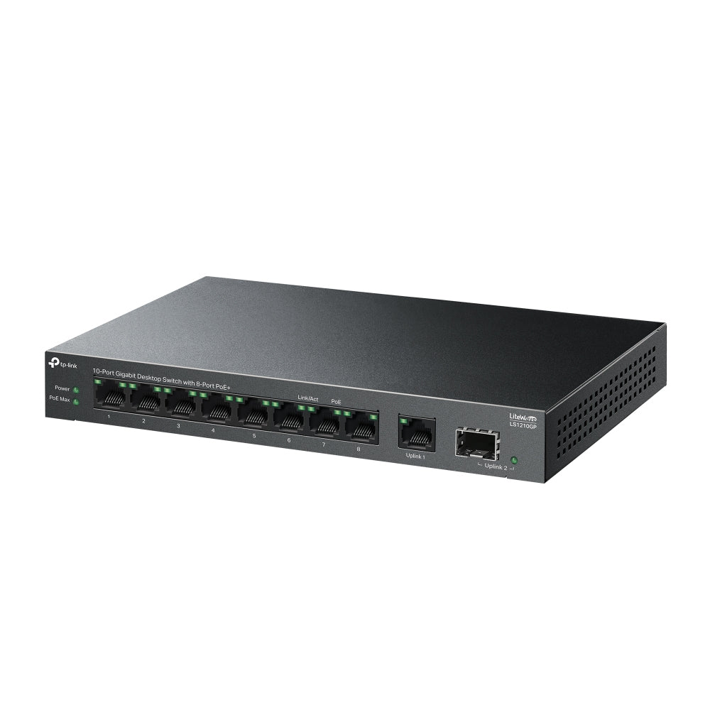 Switch tp - link ls1210gp 10 puertos