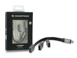 Hub USB tipo c Conceptronic hubbies01g 1 x USB 3.0 - 2 x USB 2.0