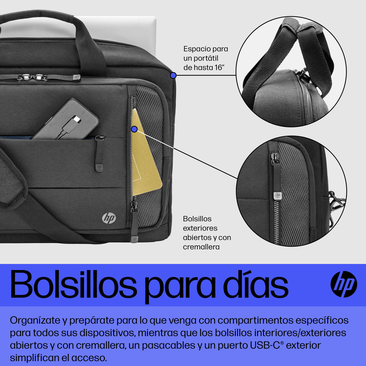 Bolsa hp renew executive 15.6 pulgadas