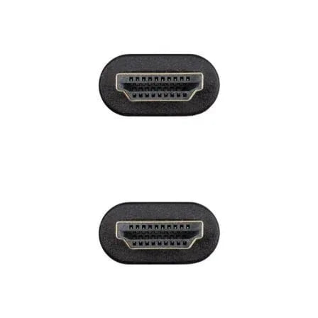 Cable HDMI 2.0 4K CCS Nanocable 10.15.3905/ HDMI Macho - HDMI Macho/ 5m/ Negro - PixelPlaza