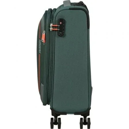Maleta de Cabina American Tourister Pulsonic Spinner 55cm/ 55x40x23cm/ 4 Ruedas/ Verde Bosque Oscuro - PixelPlaza